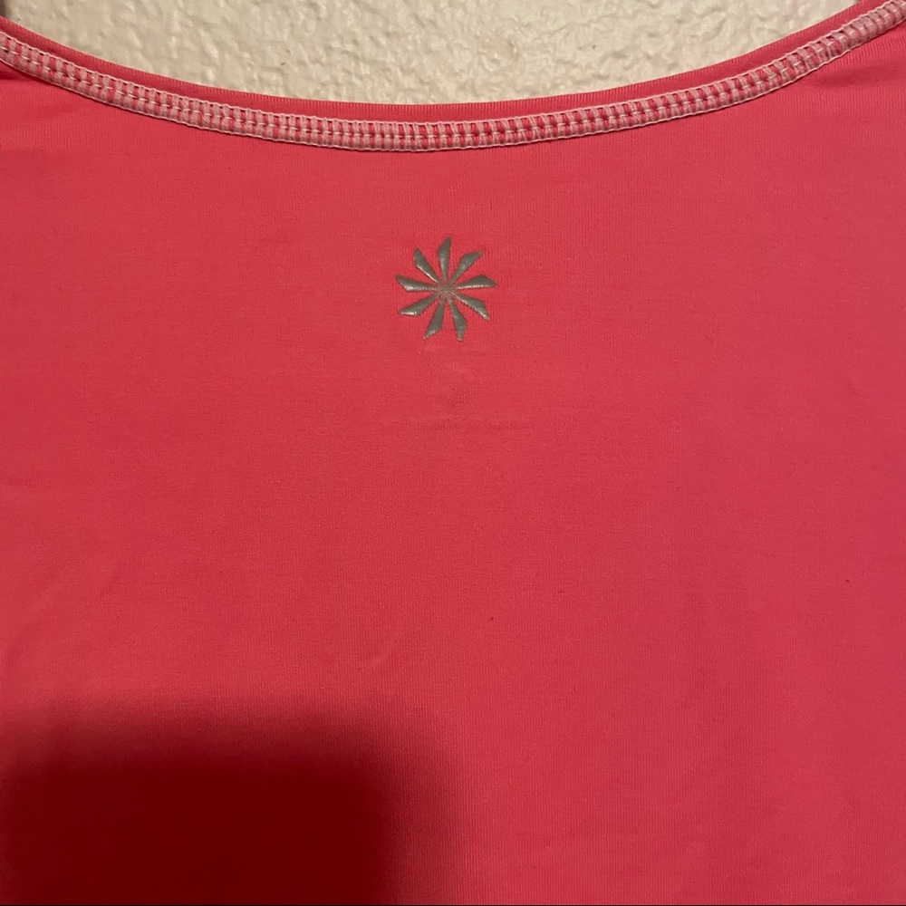 ❌SOLD❌ Athleta Womens Rash Guard Swim Surf Shirt Long Sleeve Pink Sun Shade sz M - Picture 11 of 12